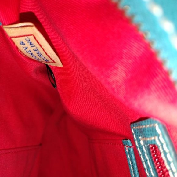 SOLD Dooney & Bourke Davis Tote in Teal - Picture 10 of 12